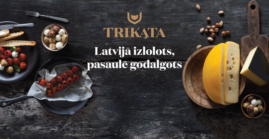„Latvijas Piens”  eksporta zīmols TRIKATA ieviests arī Latvijā 